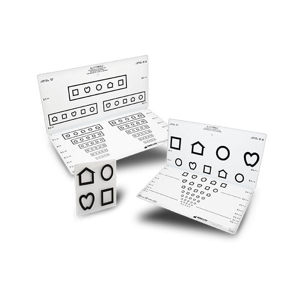 兒科10行折疊式圖形視力表-LEA SYMBOLS? 10-Line Folding Pediatric Eye Chart